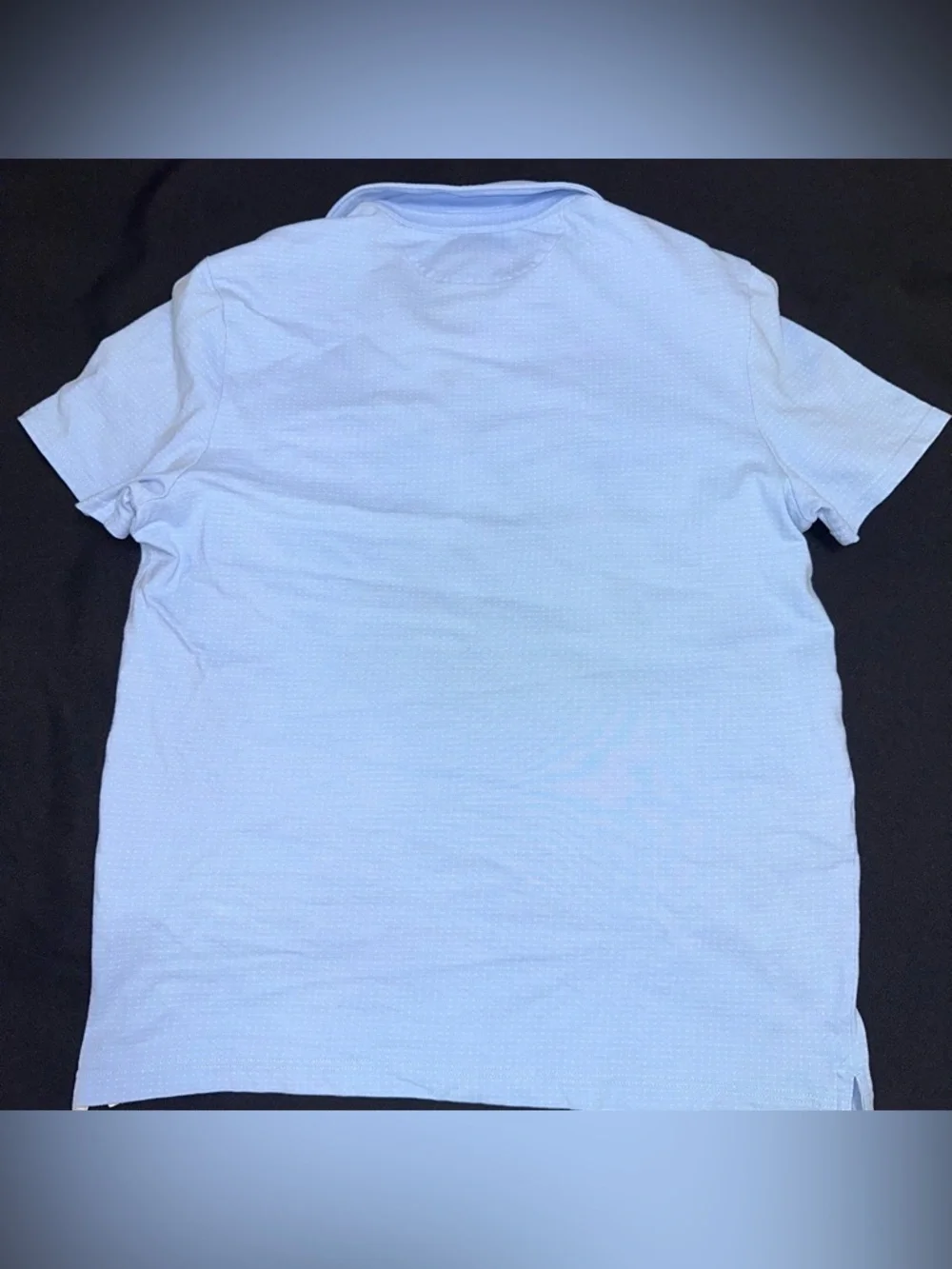 Banana Republic Performance Pique Polo Light Blue Men's Shirt size‎ large